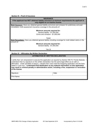 Form DBPR MRS0702 Change of Status Application - Florida, Page 3