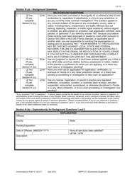 DBPR Form LA3 Application for Licensure: Endorsement - Florida, Page 4