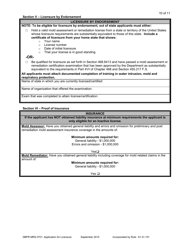 DBPR Form MRS0701 Mold Related Services Application for Licensure - Florida, Page 10