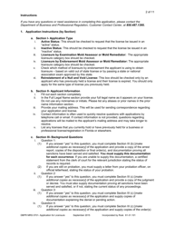 DBPR Form MRS0701 Mold Related Services Application for Licensure - Florida, Page 2