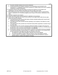 DBPR Form VM4 Application for a Limited-Service Veterinary Medical Practice Clinic Registration - Florida, Page 2