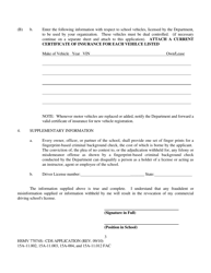 Form HSMV77074S License Application for Commercial Driving School - Florida, Page 3