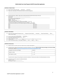 Child &amp; Adult Care Food Program (CACFP) Center/Site Application - Georgia (United States), Page 3