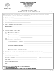 Form TM04 Trademark or Service Mark Registrant Name and/or Address Change - Georgia (United States), Page 2