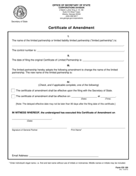 Form CD120 Certificate of Amendment - Georgia (United States), Page 2
