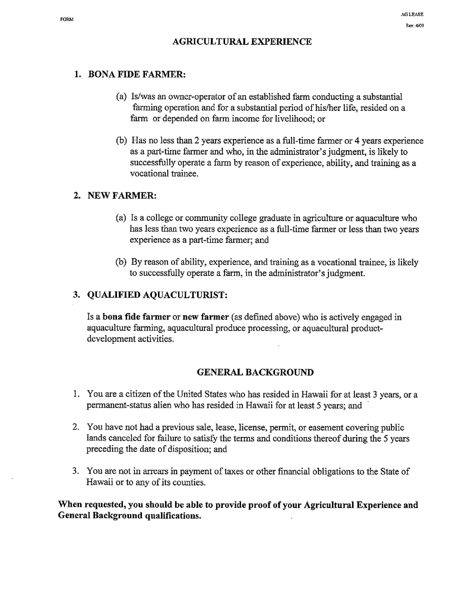 Expression of Interest - Hawaii, Page 2