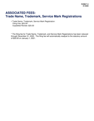 Form T-2 Application for Registration of Trademark - Hawaii