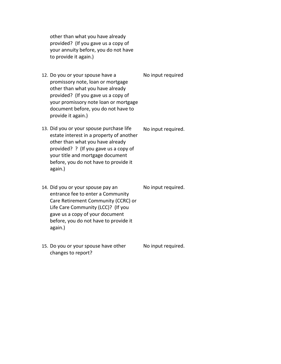 Instructions for Form DHS1100B-2 Medical Assistance Renewal Form for Magi-Excepted Households - Hawaii, Page 3