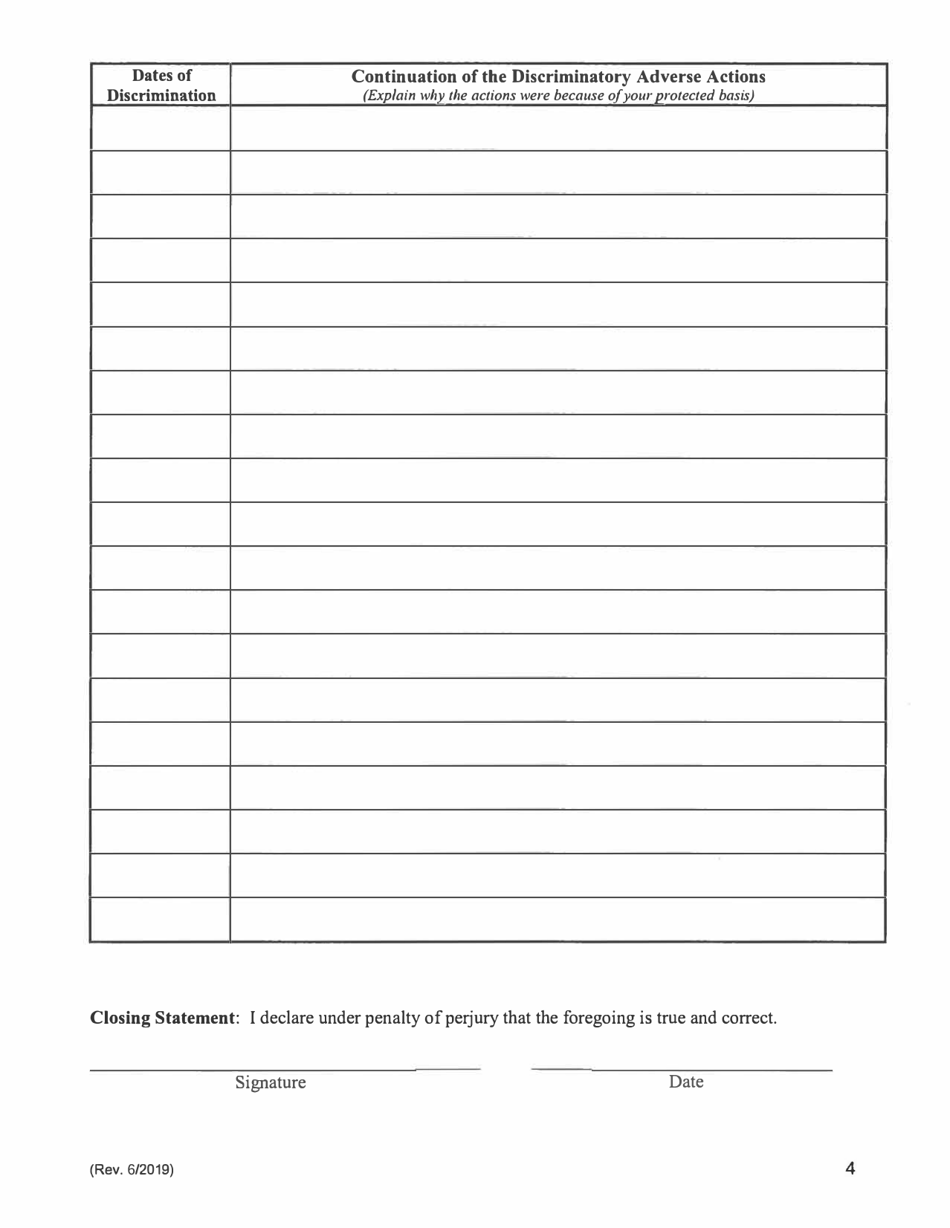 Hawaii Civil Rights Commission Pre-complaint Questionnaire - Real Property Transactions - Hawaii, Page 6