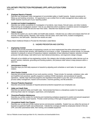 Voluntary Protection Programs (Vpp) Application Form - Hawaii, Page 5