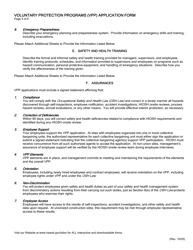 Voluntary Protection Programs (Vpp) Application Form - Hawaii, Page 6