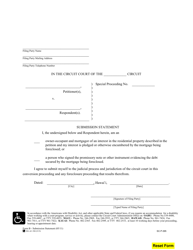 Form B (SC-P-295) &quot;Submission Statement&quot; - Hawaii