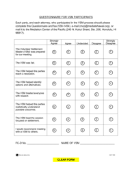 Document preview: Form AD-P-859 Questionnaire for Vsm Participants - Hawaii