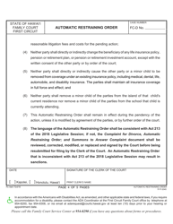 Form 1F-P-2039 Complaint for Divorce; Automatic Restraining Order; and Summons to Answer Complaint - Hawaii, Page 4