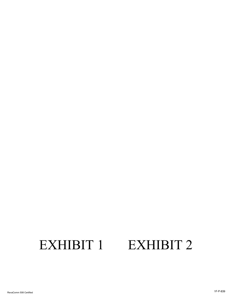Form 1F-P-839 Exhibit 1, 2 Statement of Mailing - Hawaii, Page 2