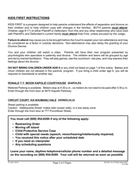Form 1F-P-834 Notice to Attend Kids First - Hawaii, Page 2