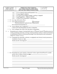 Form 1F-P-2091 Petition for Ex Parte Temporary Gun Violence Protective Order and Petition for One-Year Gun Violence Protective Order - Hawaii, Page 2