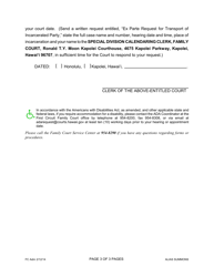 Form 1F-P-2006 Exhibit A Alias Summons - Hawaii, Page 3