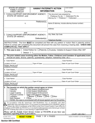Form 1F-P-994 Hawaii Paternity Action Information - Hawaii