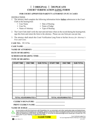 Document preview: Form 1F-P-1075 Court Verification Long Form FC-S Cases - Hawaii