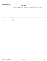 Form 1DC15 Plaintiff&#039;s/Defendant&#039;s Ex Parte Motion - Hawaii, Page 2