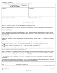 Document preview: Form 1DC32 Garnishee Summons - Hawaii