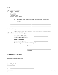 Form 2C-P-214 Request for Extension of the 9-month Deadline - Hawaii