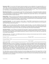Form 2F-P-339 Income Withholding Order/Notice for Support - Hawaii, Page 4