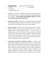 Form 2F-P-521 Order Regarding Child Support - Hawaii, Page 4