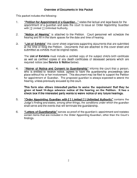 Instructions for Form 2F-P-385 Guardianship of Minor Person Petition Packet - Hawaii, Page 2