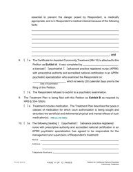 Form 2F-P-486 Petition for Additional Period of Assisted Community Treatment - Hawaii, Page 4