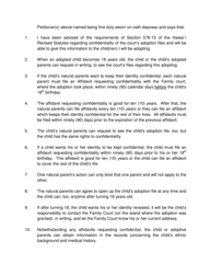 Form 2F-P-220 Affidavit of Adoptive Parent(S) - Hawaii, Page 2