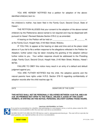Form 2F-P-212 Notice of Time and Place of Hearing - Hawaii, Page 2