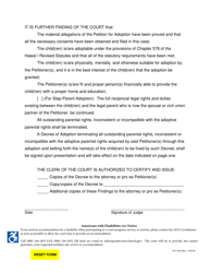 Form 2F-P-229 Findings and Decisions of the Court Granting Petition for Adoption - Child(Ren) - Hawaii, Page 4