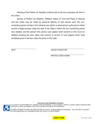 Form 2F-P-214 Order for Personal Service Without the State - Hawaii, Page 2