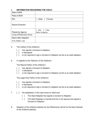 Form 2F-P-201 Petition for Adoption (Consent) - Hawaii, Page 4