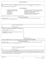 Form 2DC41 Motion for Reconsideration or New Trial; Declaration; Notice of Motion; Certificate of Service - Hawaii, Page 2