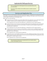 Application for Child Support Services - Idaho, Page 4