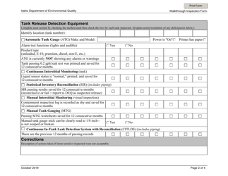 Walkthrough Inspection Form - Idaho, Page 2
