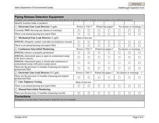 Walkthrough Inspection Form - Idaho, Page 3