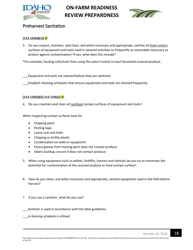 On-Farm Readiness Review Preparedness Worksheet - Idaho, Page 18