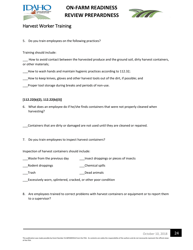 On-Farm Readiness Review Preparedness Worksheet - Idaho, Page 24