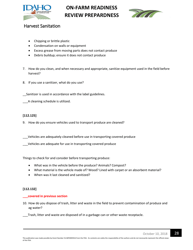 On-Farm Readiness Review Preparedness Worksheet - Idaho, Page 28