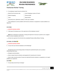 On-Farm Readiness Review Preparedness Worksheet - Idaho, Page 35