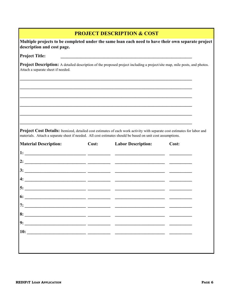 Redifit Loan Application - Idaho, Page 7