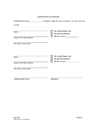 Form CAO CvPi4-1X Generic Motion - Idaho, Page 2