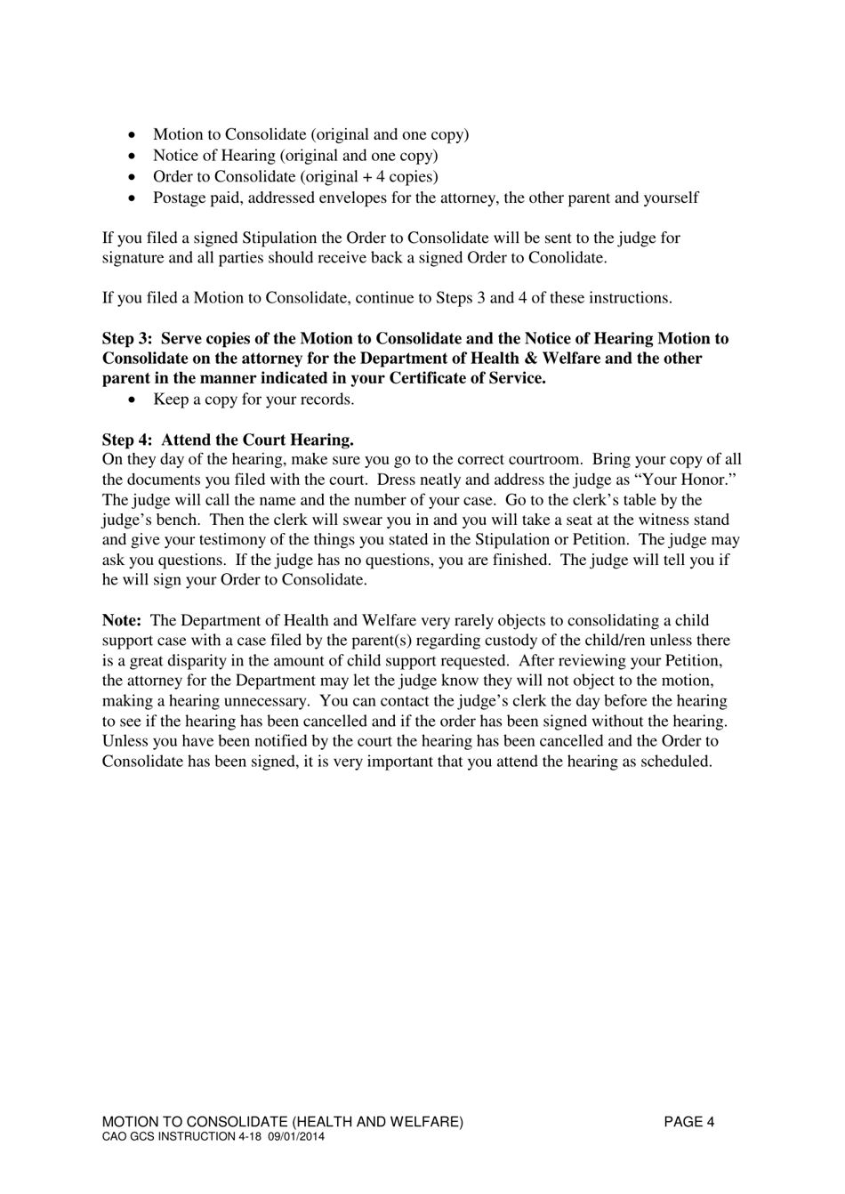 Instructions for Form CAO GCS4-18 Motion to Consolidate - Idaho, Page 4