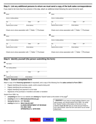 Form CBS-1 Notice of Sale, Purchase, or Transfer of Business Assets - Illinois, Page 2