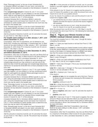 Instructions for Form IL-1120 Schedule INL Illlinois Net Loss Adjustments for Cooperatives and REMIC Owners - Illinois, Page 3