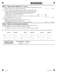 Form IL-2220 Computation of Penalties for Businesses - Illinois, Page 2